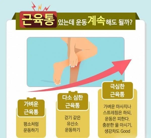 운동 후 찾아오는 근육통