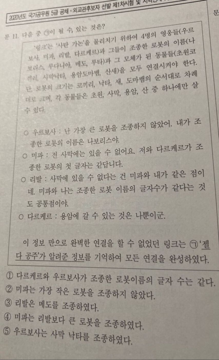 5급 공무원의 전설