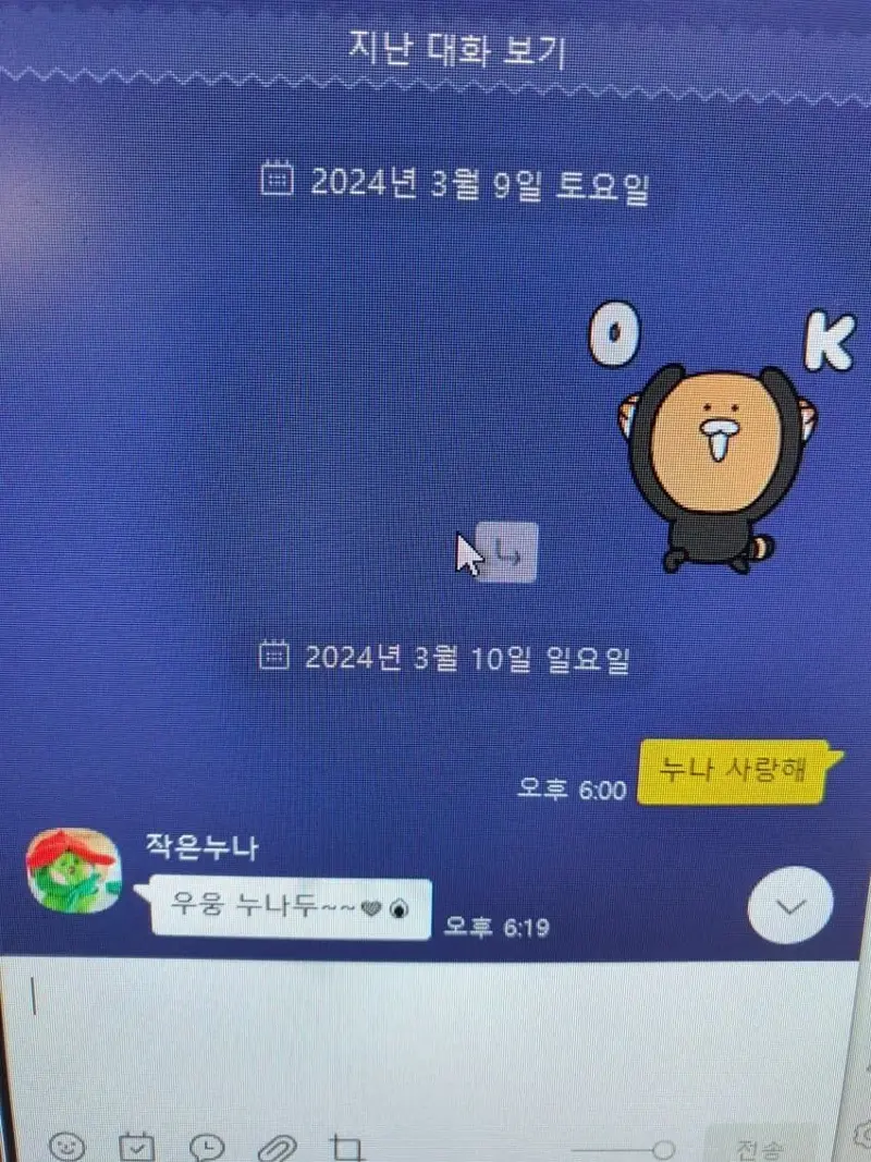 친누나한테 사랑한다 해봄.jpg