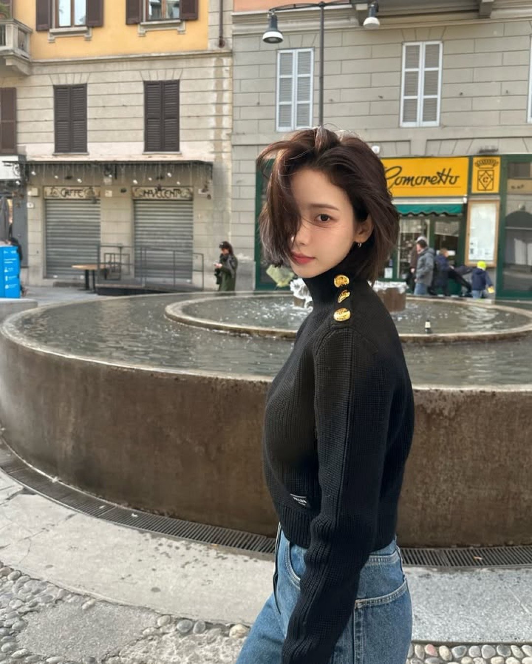 카리나 단발