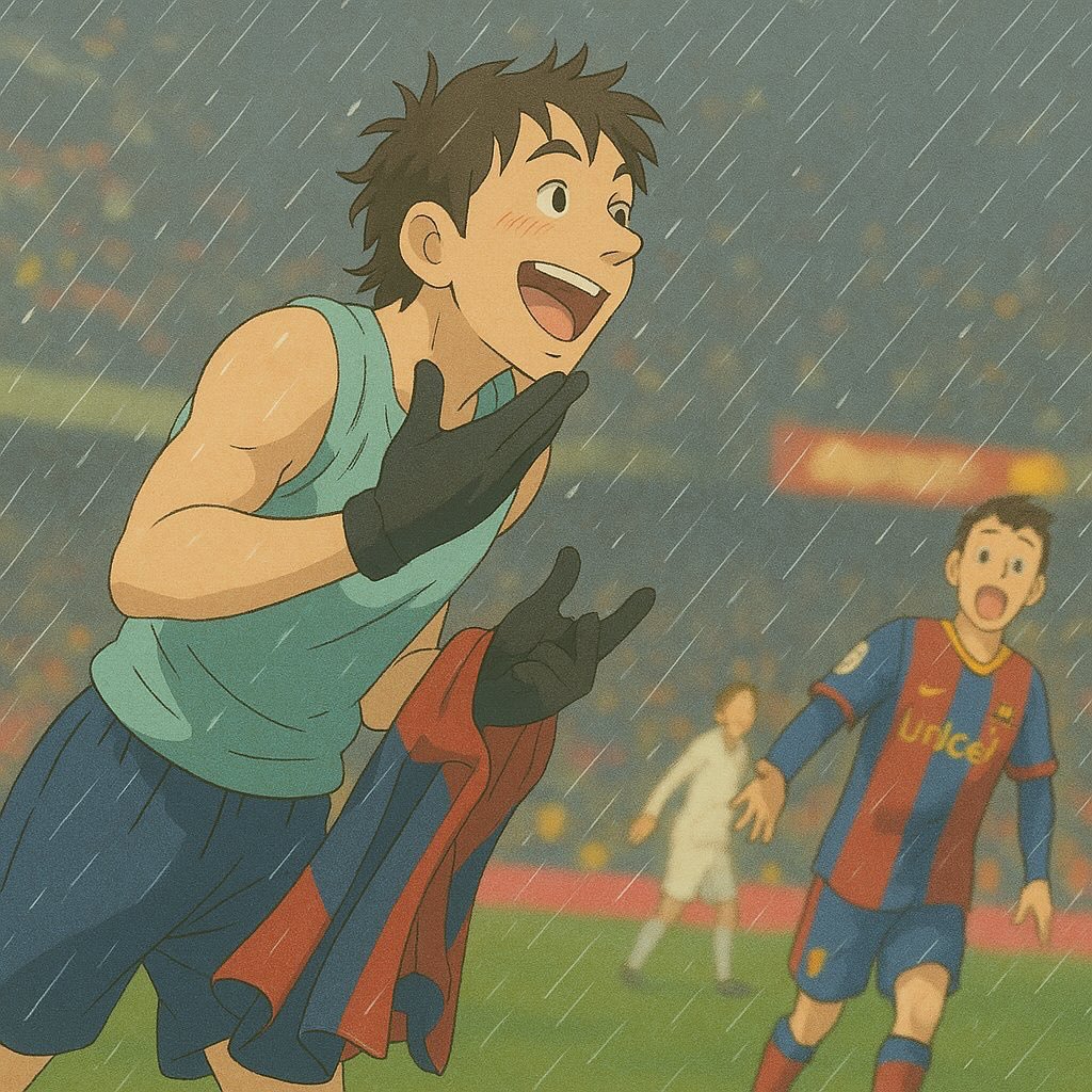 지브리 버전으로 보는 메시의 축구 인생