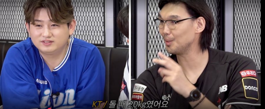 충격적인 하승진의 돌 시절 당시 몸무게