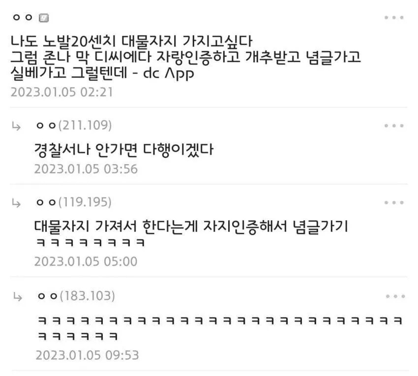 고추 20cm되면 꼭 하고 싶은게 있다는 디씨인