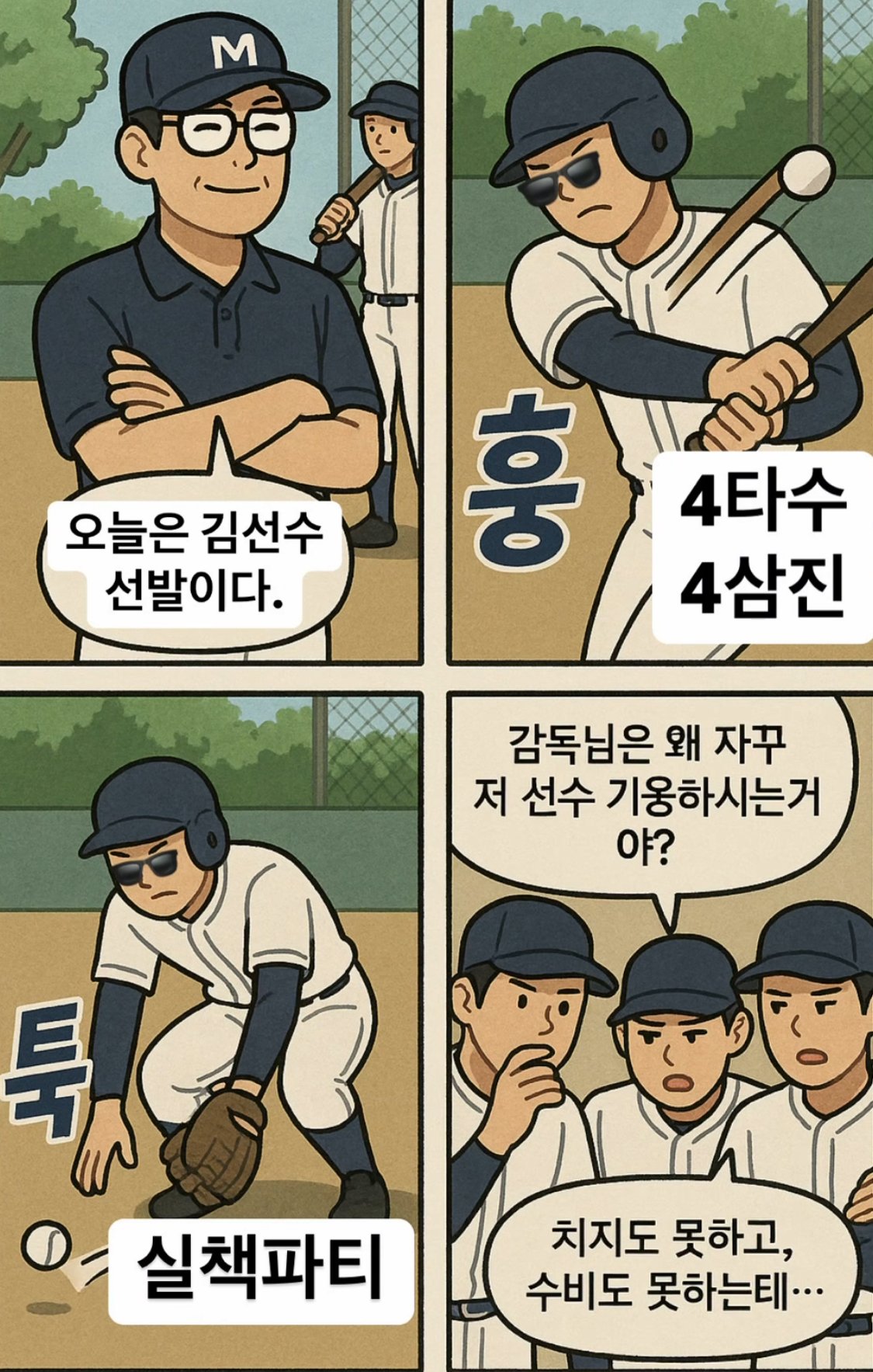 팬마다 답이 갈린다는 야구문제