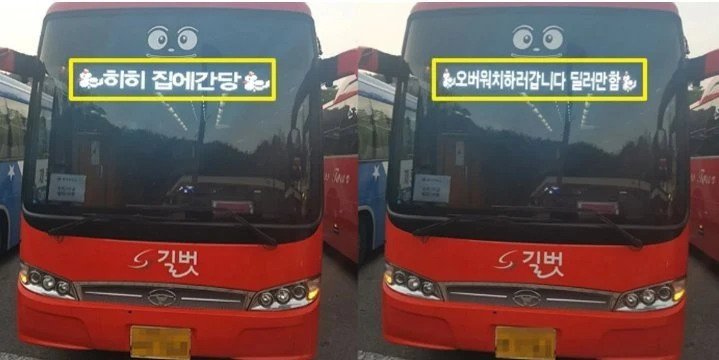 집에가는 버스기사 모음