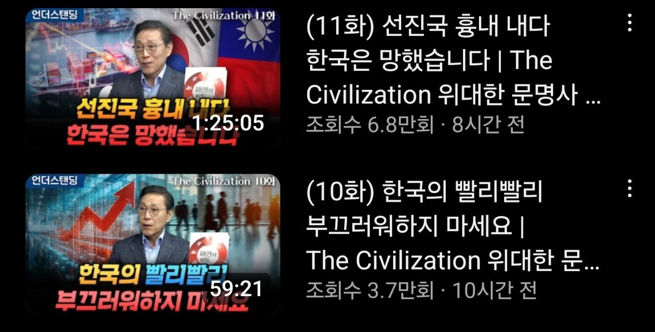 망했다고 하면 조회수 두배가 됨