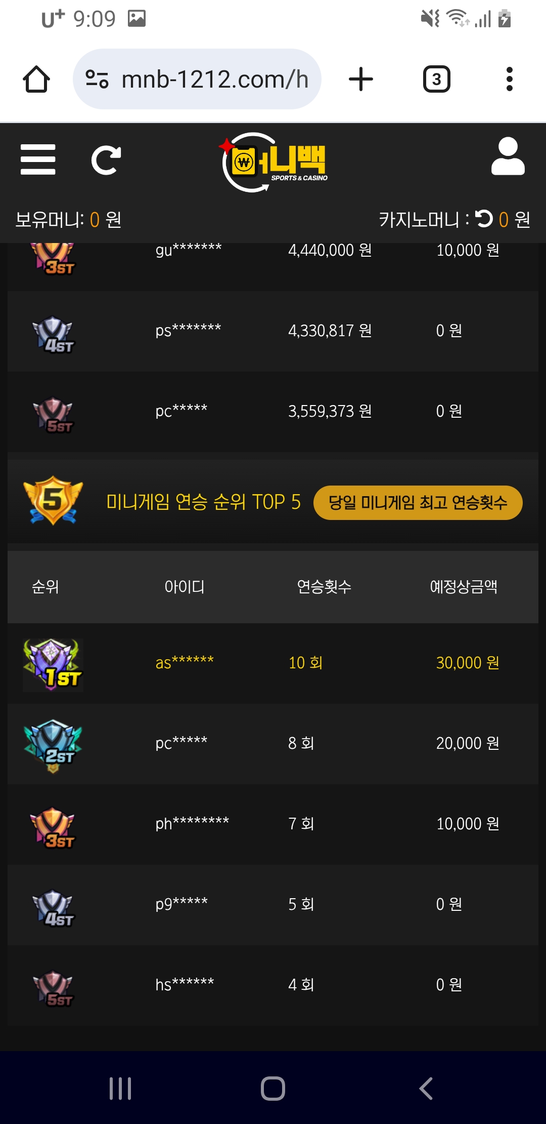 머니백 이용후기