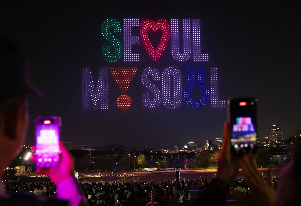 한강 드론 라이트쇼