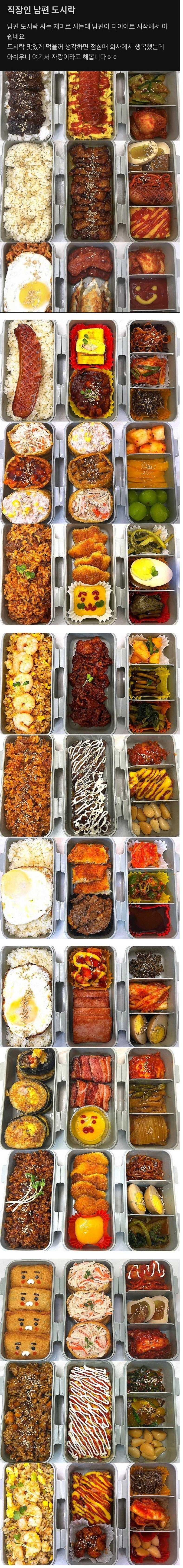 남편 도시락 싸는 재미 자랑