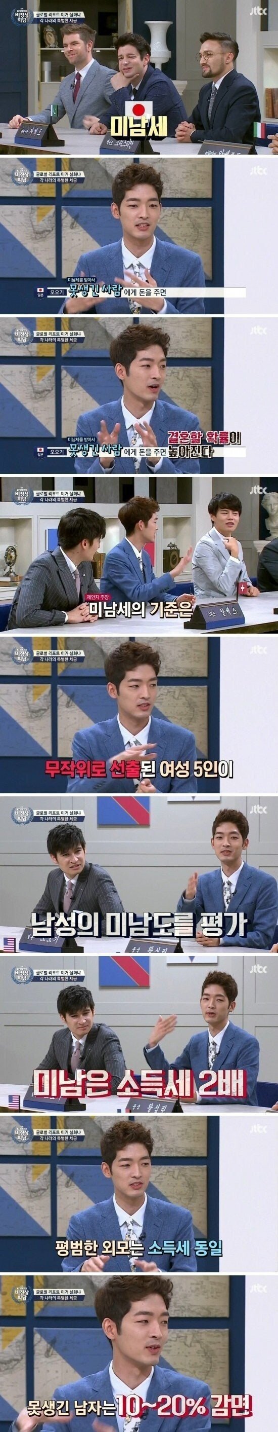 잘생긴 사람은 세금 내라  미남세