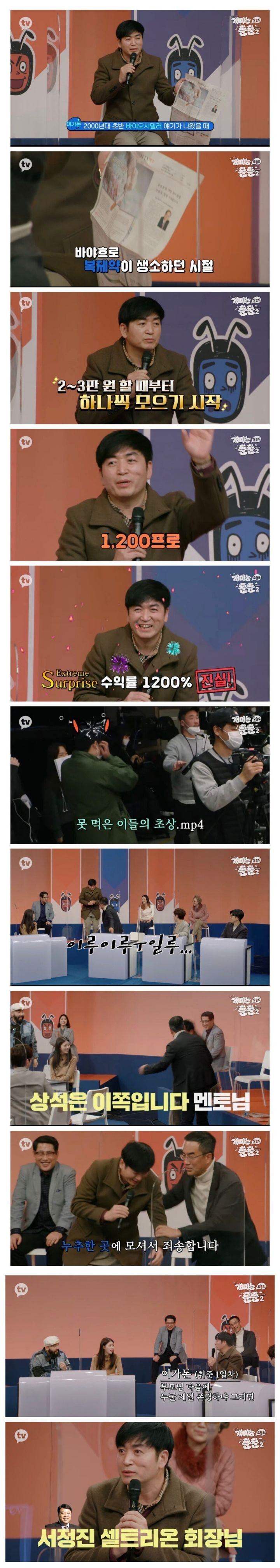 주식으로 대박 났다는 서프라이즈 출신 단역 배우