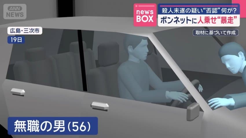 선진 운전문화 Jap...본네트에 사람 매달고 광속 질주