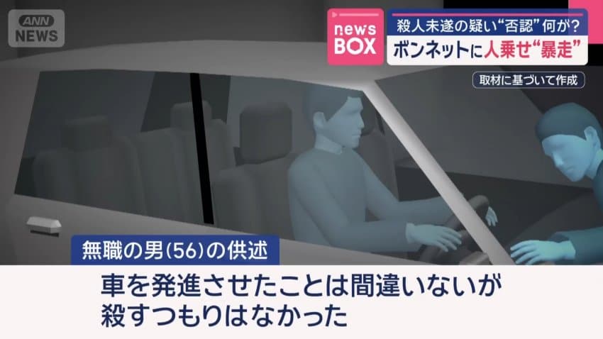 선진 운전문화 Jap...본네트에 사람 매달고 광속 질주