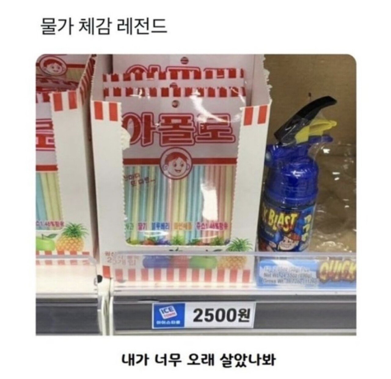 물가 체감 레전드