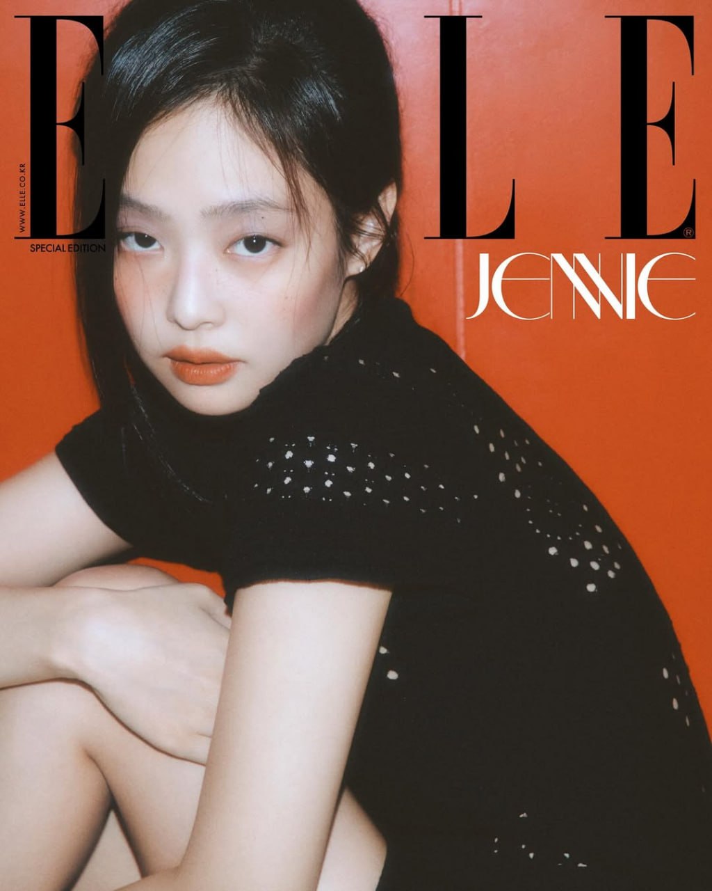 제니 엘르 코리아 커버 장식