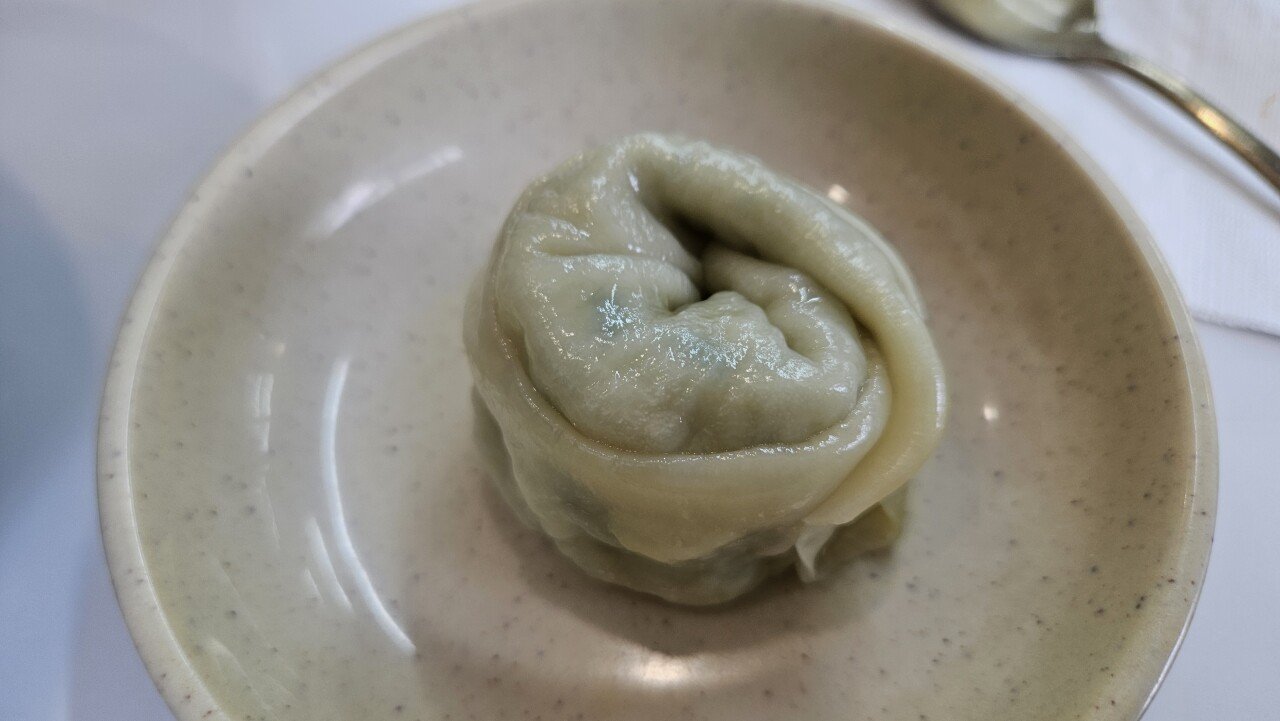 부산 출장 복귀 전 만두 맛집에서 밀면과 왕만두