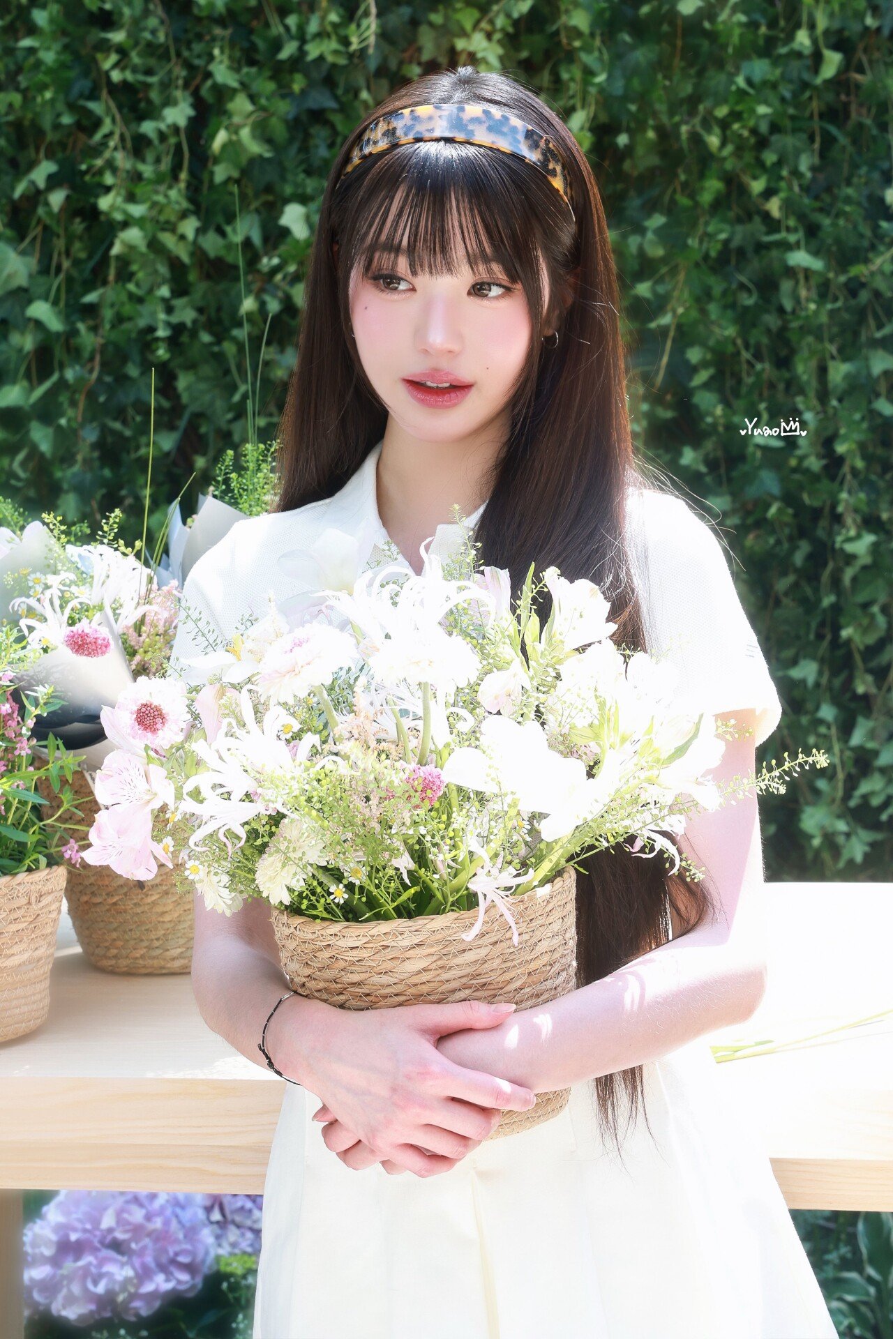 오늘 열린 뉴발란스 상하이 행사에 참석한 아이브 장원영