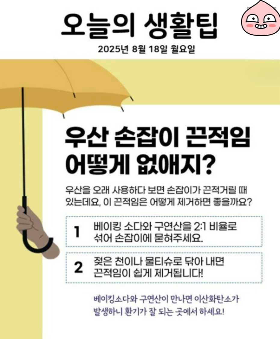   오늘의 생활꿀팁 