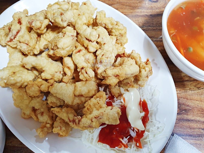 옛날 탕수육 vs 찹쌀 탕수육
