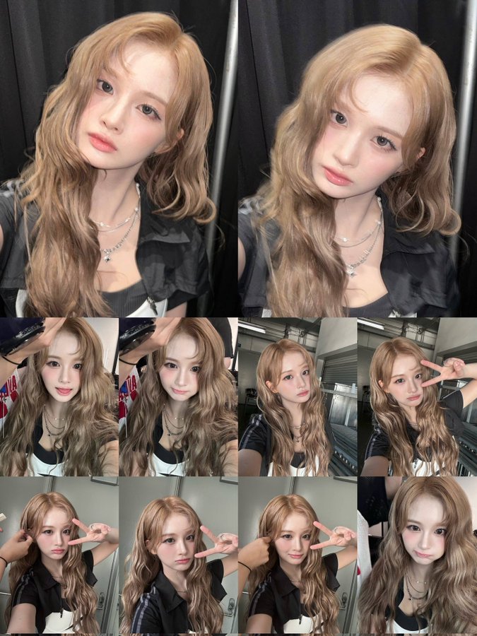첫 탈색해봤다는 설윤