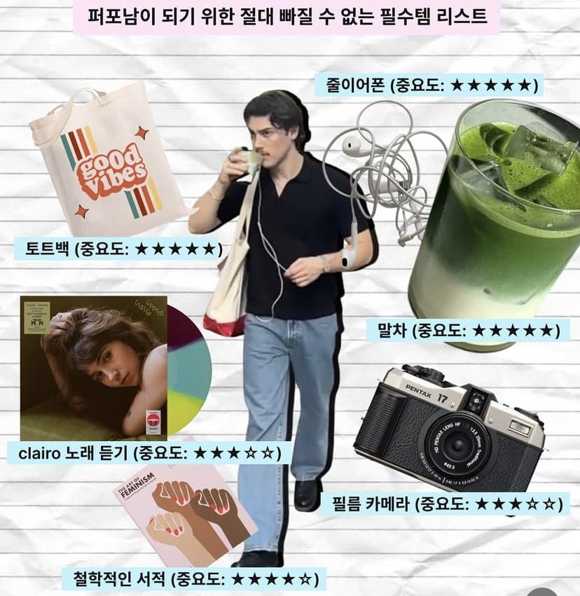 요즘 유행하는 알파메일 스타일