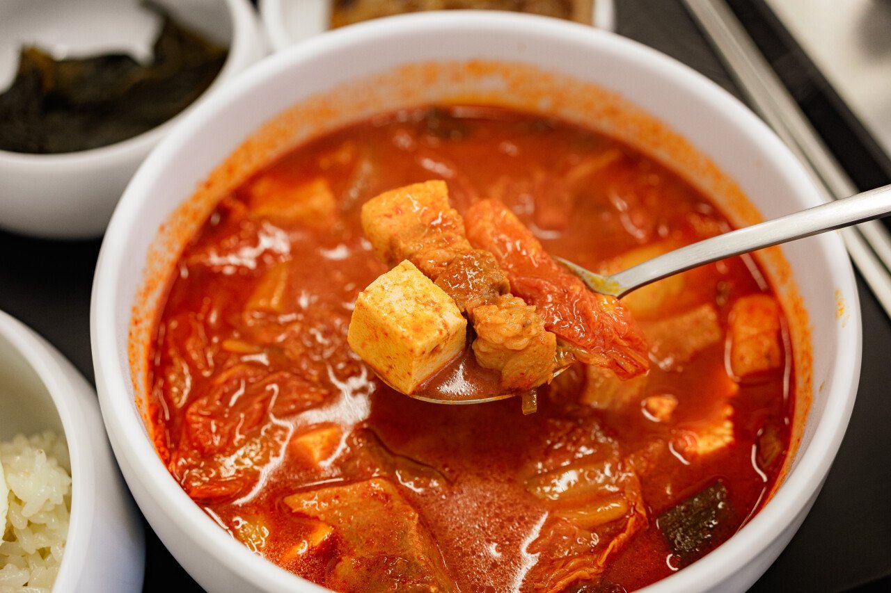 정갈한 김치찌개 정식
