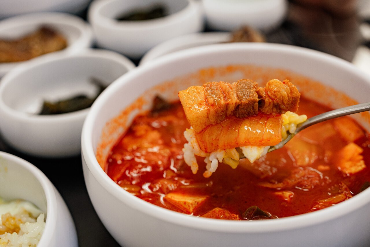 정갈한 김치찌개 정식