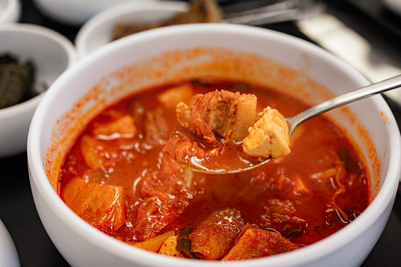 정갈한 김치찌개 정식