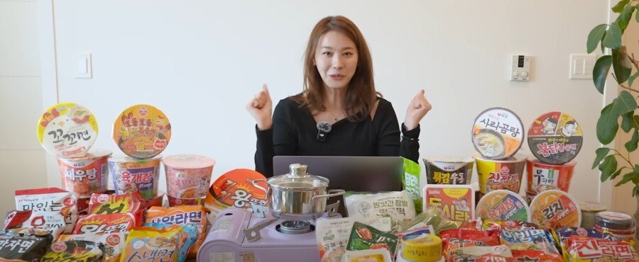 배우 유인영이 선정한 라면 티어