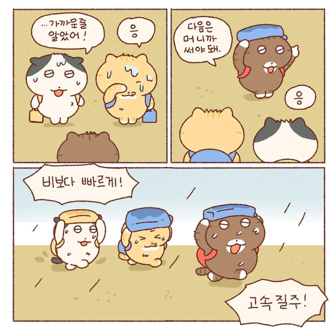 콩물이의 우산 없는 날