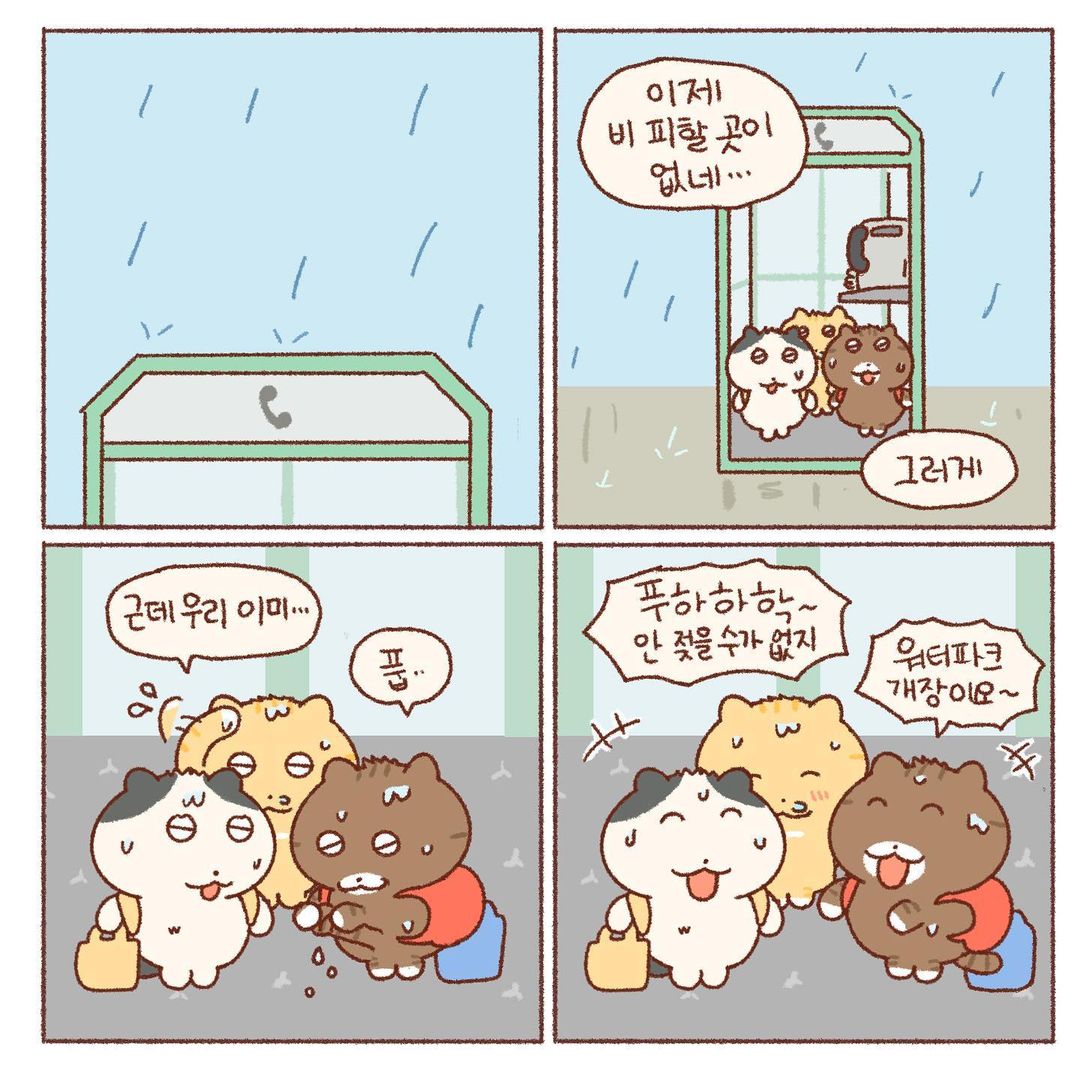 콩물이의 우산 없는 날