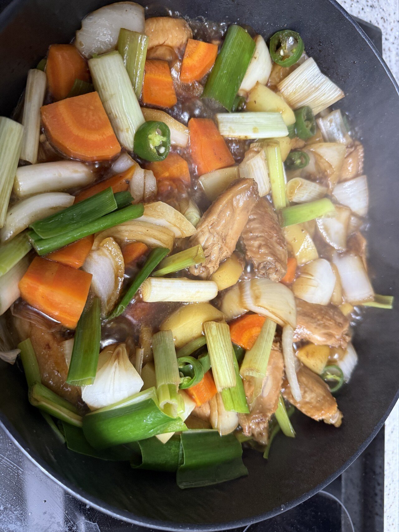 윙 찜닭