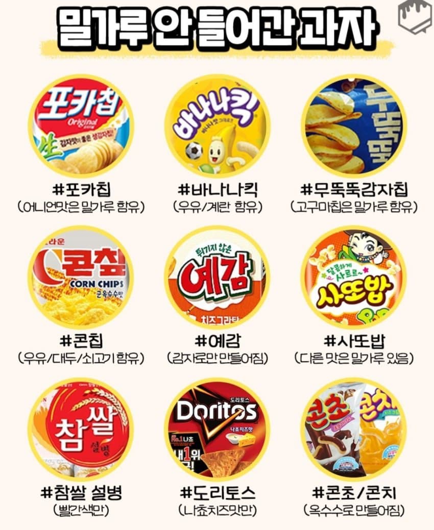 밀가루 없이 즐기는 간단한 과자들