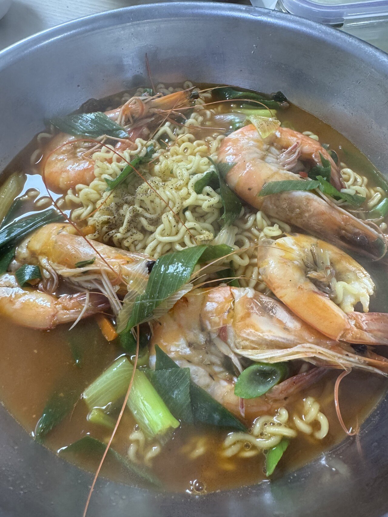 대하 찜 대하 라면