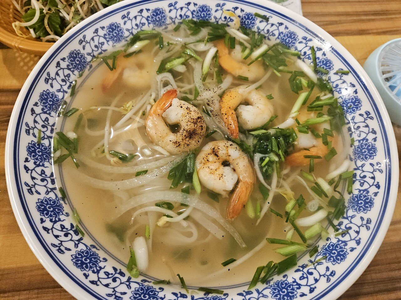 순대국밥...새우 쌀국수