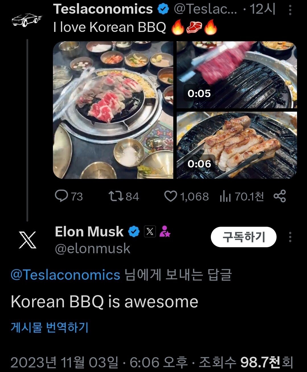 삼겹살 가격 상승에 0.1% 기여한 셀럽