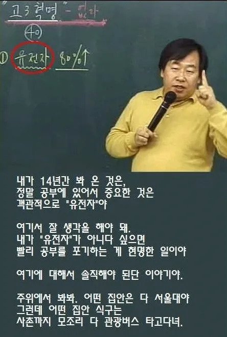 손주은 공부 유전자론