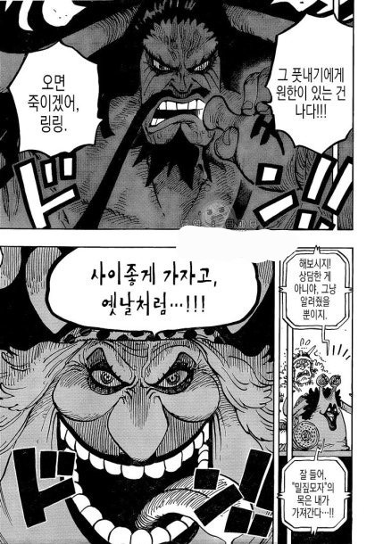 카이도가 빅맘을 대하는 태도 이상한 이유