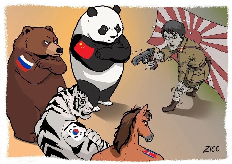 중일 외교전에 중국 만평근황