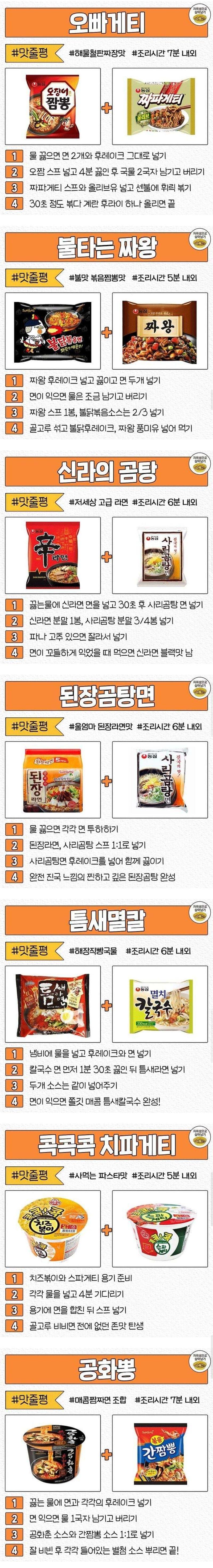 라면 조합 7선