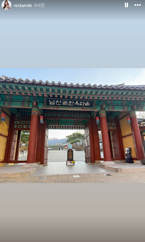 한국 놀러온 일본배우