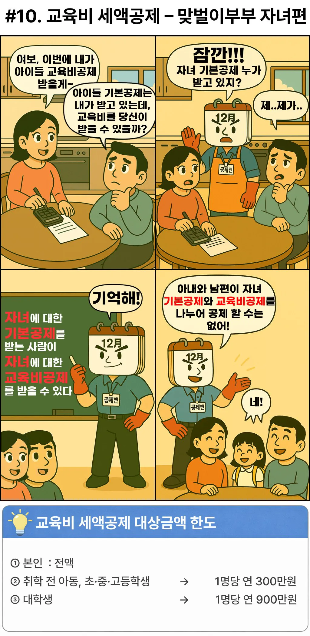 연말정산, 도와줘요 공제맨!