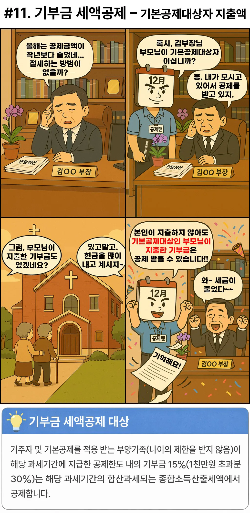연말정산, 도와줘요 공제맨!