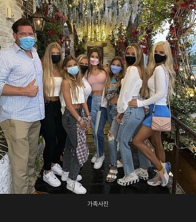 캐나다 딸부자 가족사진