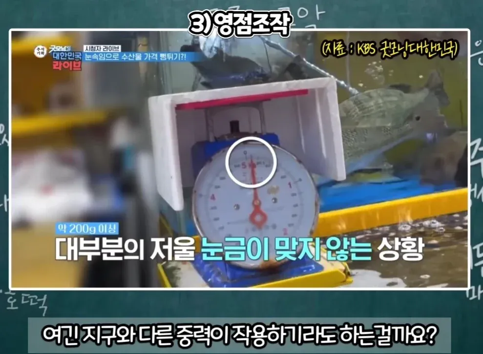 수산시장 사기수법 총정리