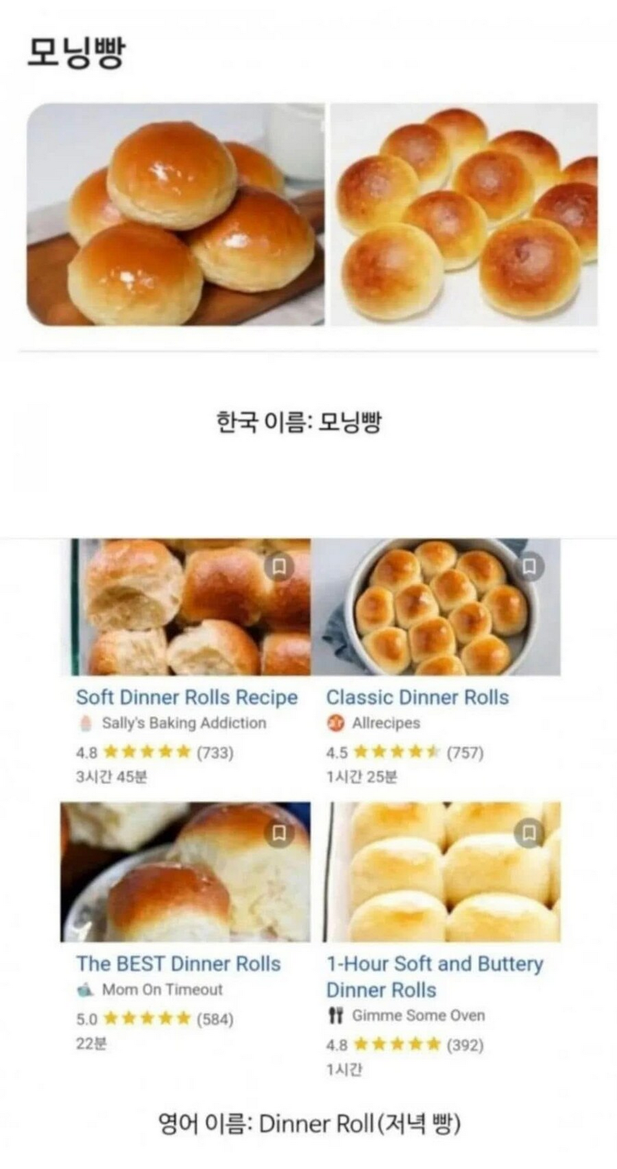 한국인들은 몰랐던 모닝빵의 충격적인 진실