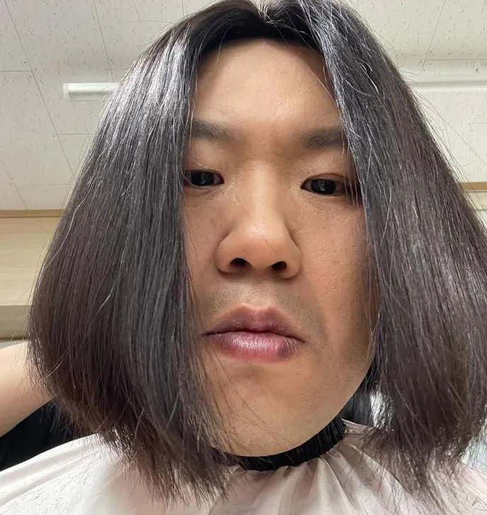 남자 단발머리 현실