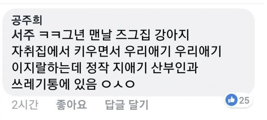 페북 누나의 매운 드립