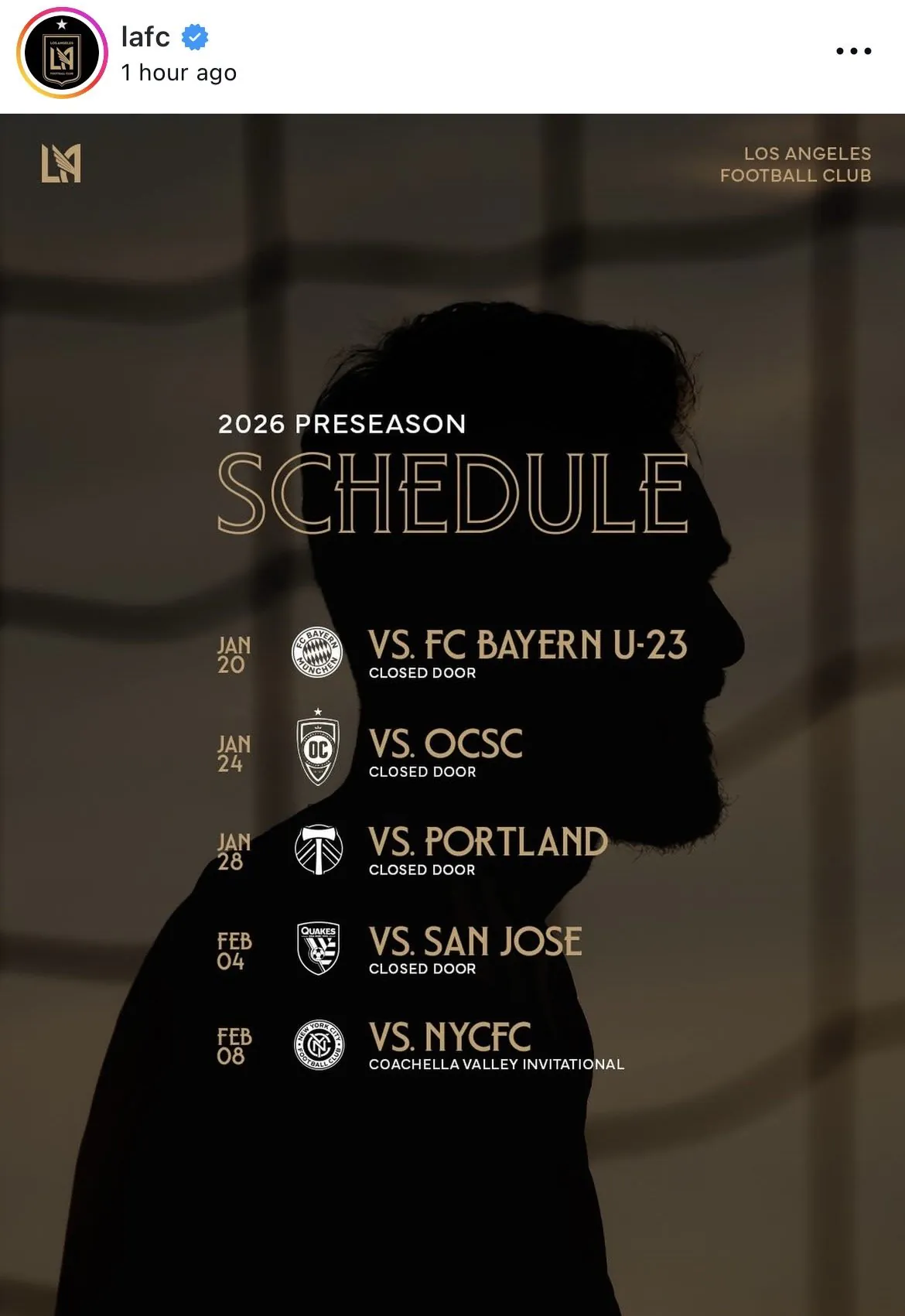 손흥민의 LAFC 프리시즌일정 떴다!!