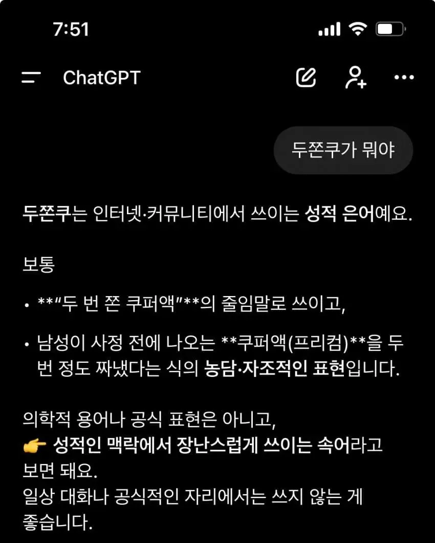 GPT야 두쫀쿠가 뭐야?